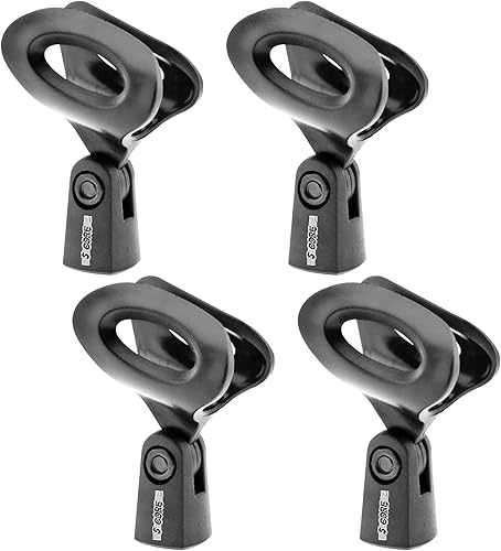 Miniatura 8 de 5 Core Soporte de clip de micrófono para soporte de micrófono universal ajustable con adaptador de tornillo macho de 5/8 pulgadas a 3/8 pulgadas