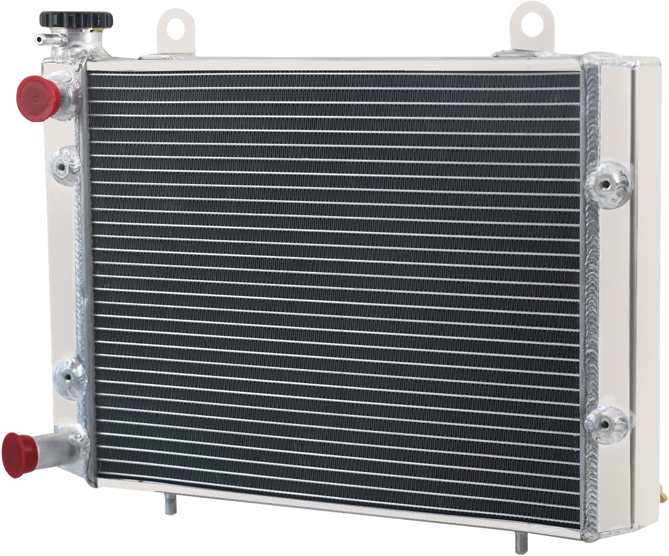 #1240211 2 Row Performance Aluminium Radiator Compatible with 2005-2009 Polaris Ranger 500 700 Ranger XP 700 2x4 4x4 6x6 EFI #1240286