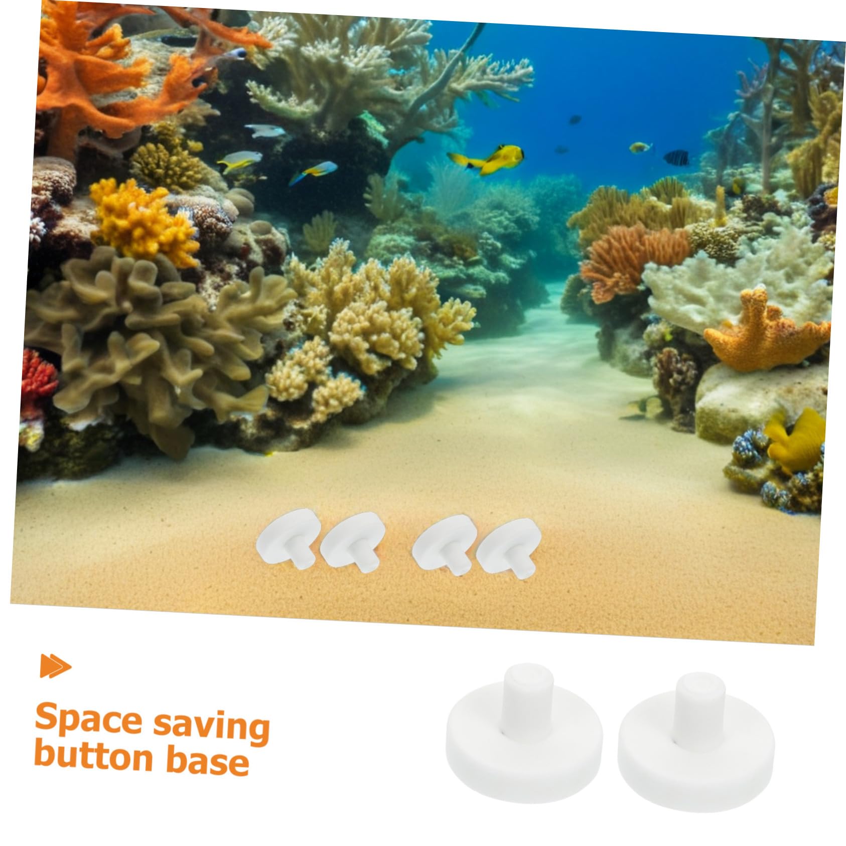 60 Stück Keramik Korallenvermehrungsständer Basis Korallenhalter Aquarium Korallenfrags Halterungen für Fischbecken Meerwasser Korallenzucht Zubehör