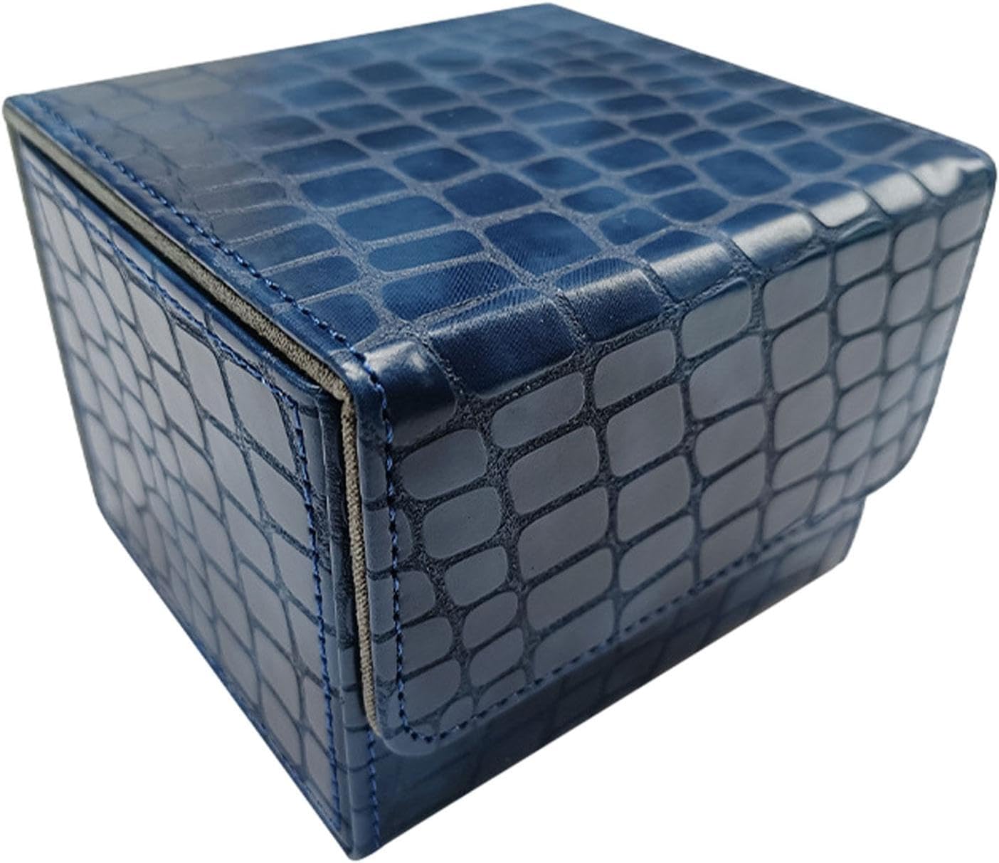 bnf® Trading Card Deck Box Holder Storage PU Leather for TCG Football Cards Album Dark Blue | Team Sports | Baseball & Softball | Equipment Care & Accessories | Other Accessories