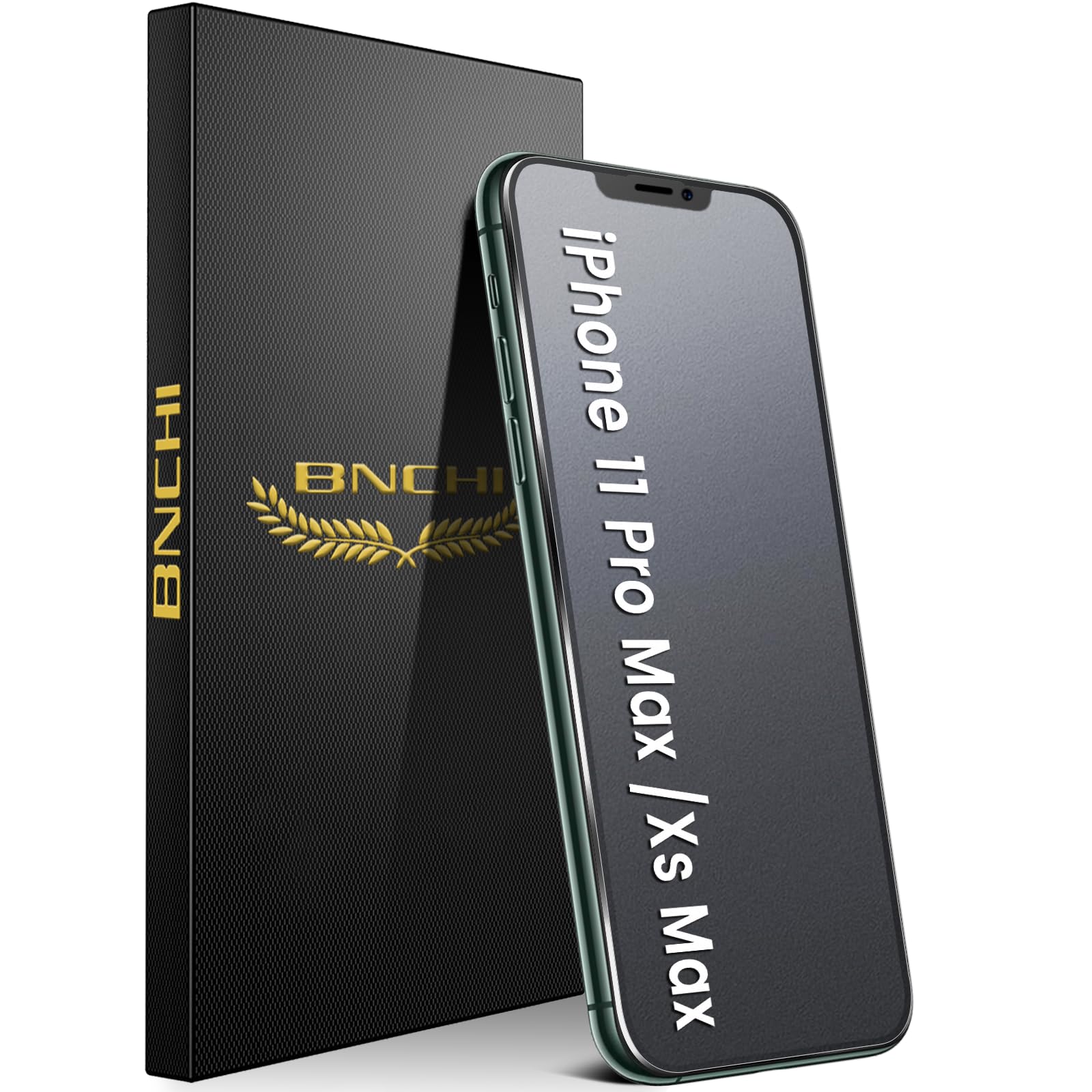 BNCHI 3 Stück Matt Panzer Schutz Glas für iPhone 11 Pro Max/Xs Max, 9H Härte Full Screen Matte Schutzfolie, Anti-Fingerabdruck, Blendschutz Screen Protector
