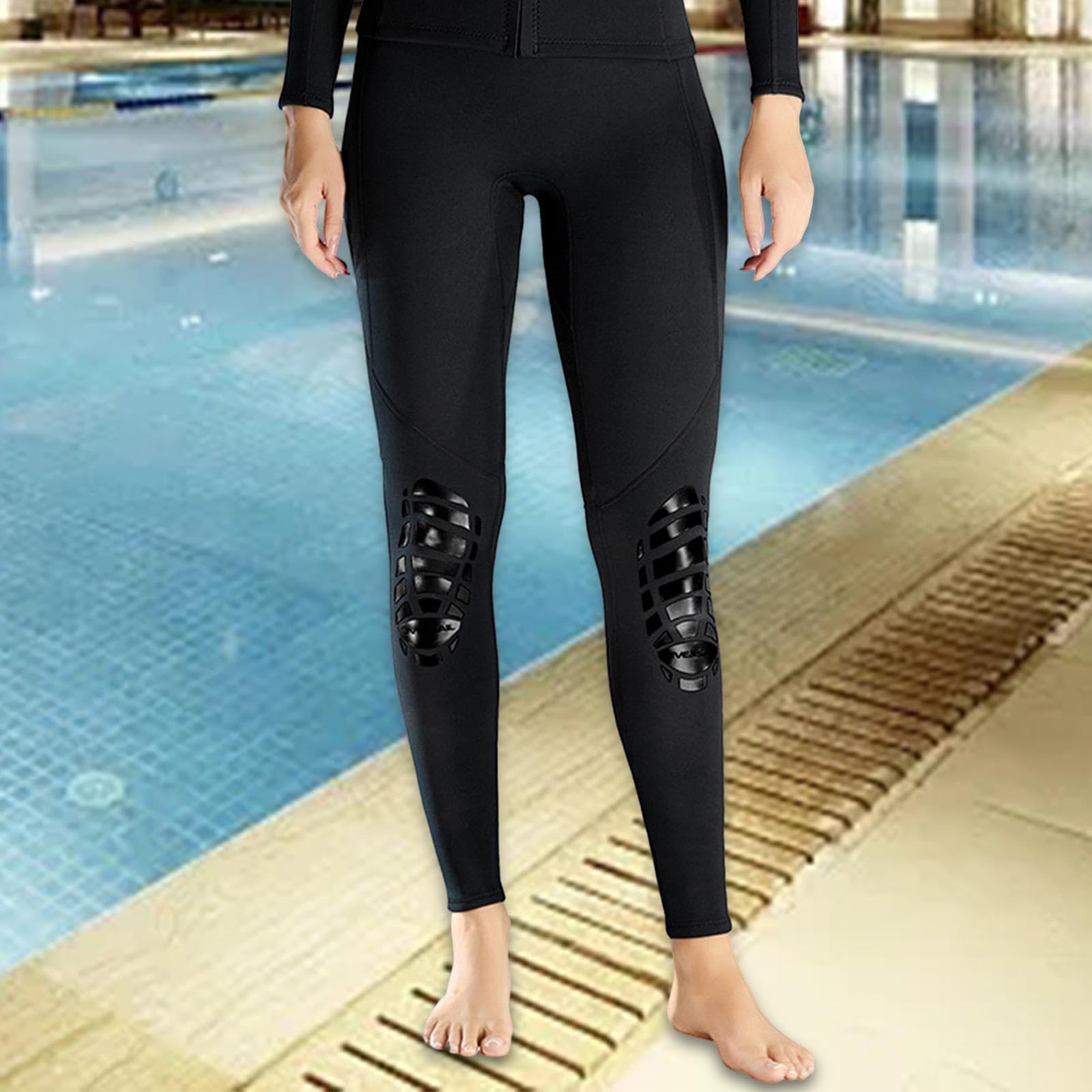 Generic Pantaloni Da Muta Pantaloni Da Sub Pantaloni Da Neoprene Da 1,5 Mm per Immersioni in Kayak E Vela