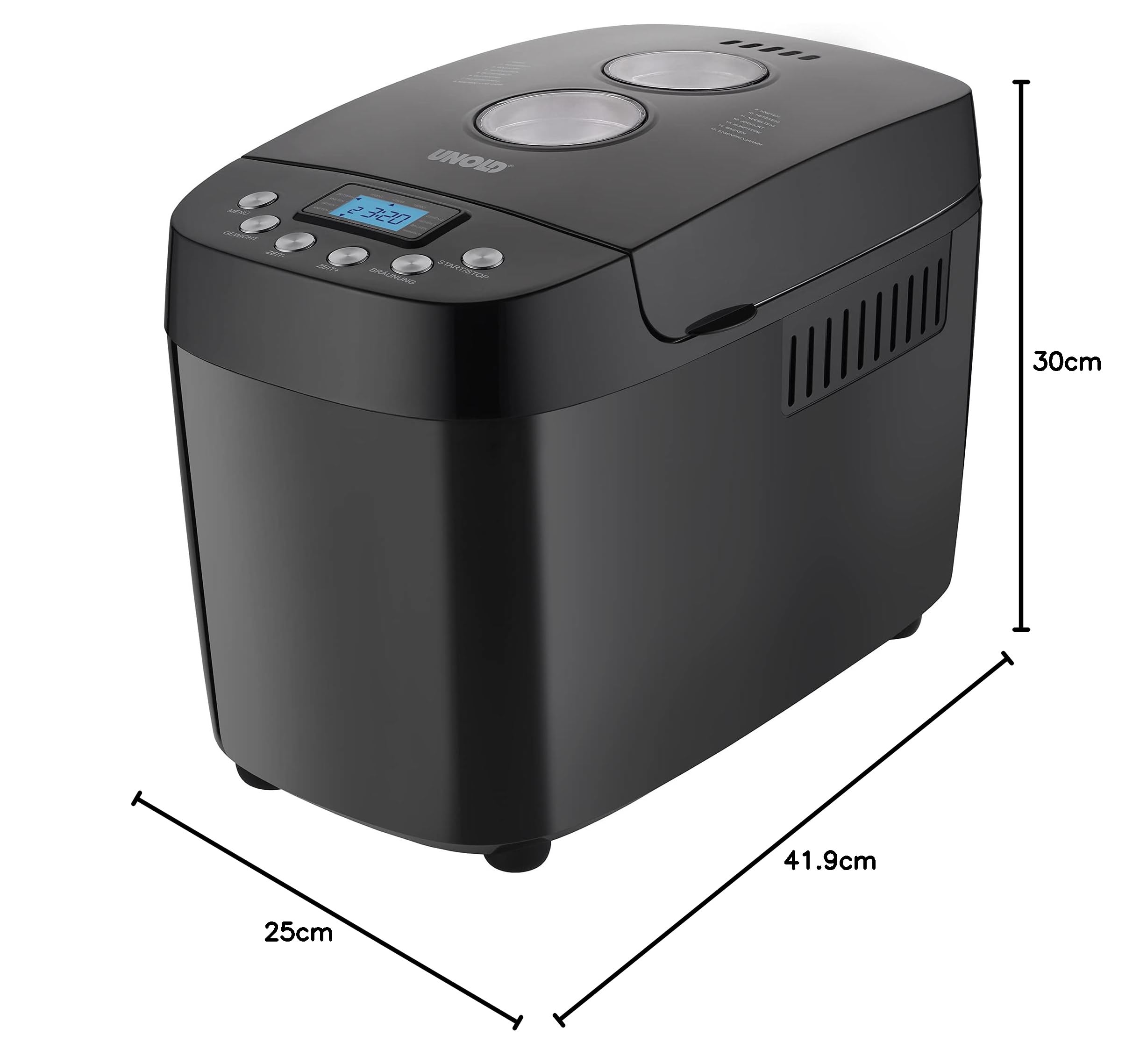Unold Big Black Backmeister 850w Breadmaker One Size