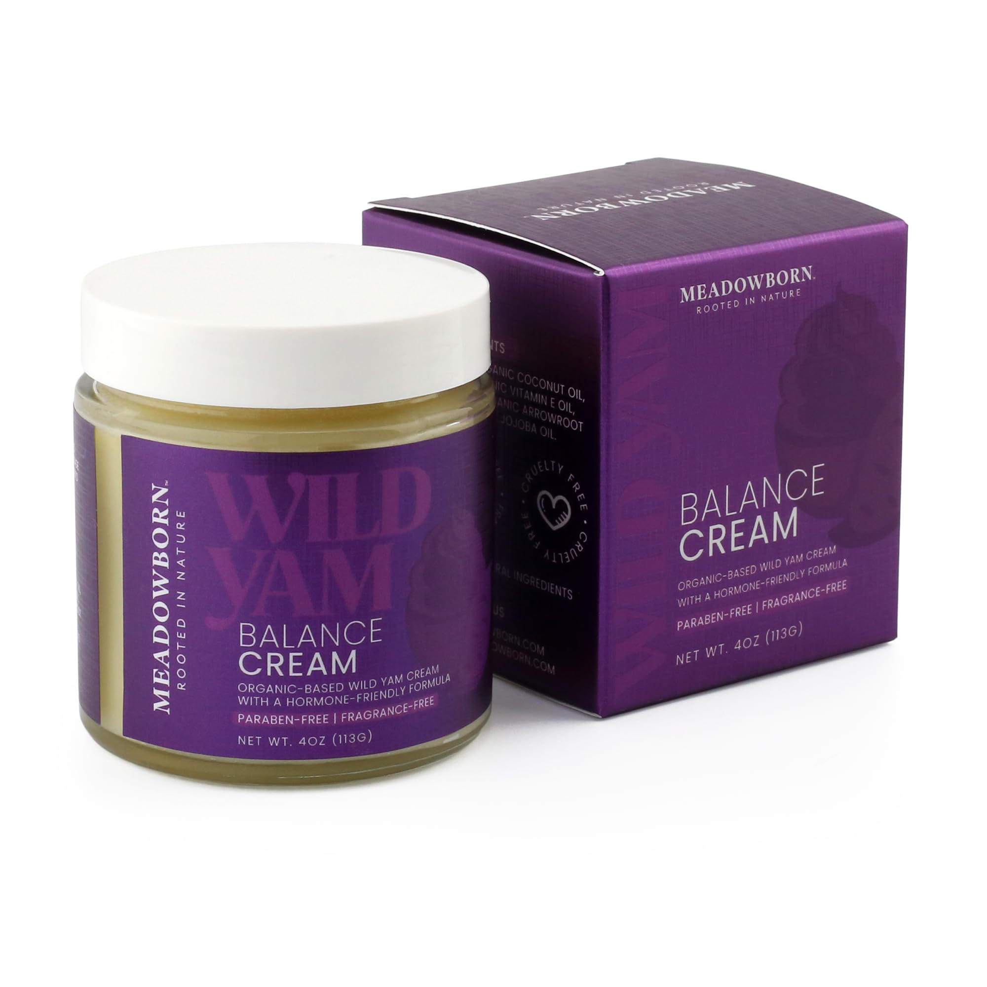 Amazon.com: Meadowborn Wild Yam Root Balance Cream for Women (4oz