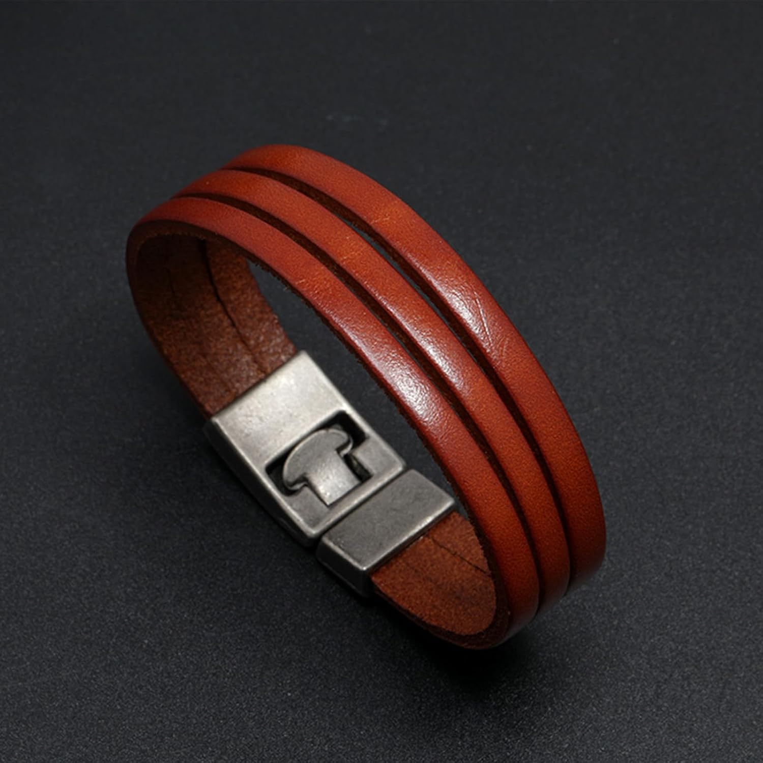 Long tiantian Leather Wrap Bracelets for Women Layered Boho Bracelet Women's Cuff Bracelets Western Jewelry Birthday Christmas Gifts Stocking Stuffers - Image 4