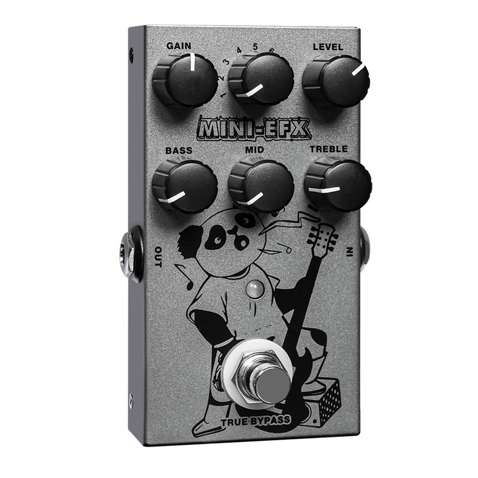 aqxreight Mini Pedale Effetto per Chitarra Design Compatto 9 Toni Versatili Prestazioni Migliorate per Musicisti di Chitarra Elettrica Esplora il Tuo Strumento Musicale Sonoro