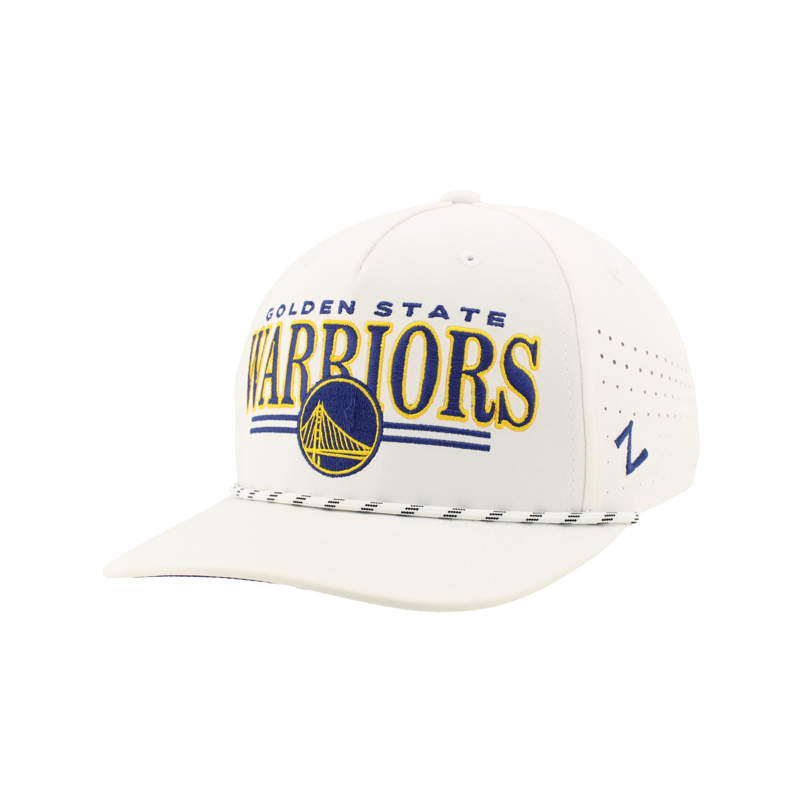 ZHATS NBA Officially Licensed Rope Hat Snapback Performance Regalia White โ image 1