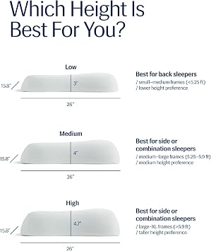 REST Evercool Cooling Pillow, Set of 2, Instant Cool-to-Touch Shell Fabric & Breathable Silicone Sponge Core for All-Night Temperature Regulation & Ergonomic Support, Low Height, Midnight Blue
