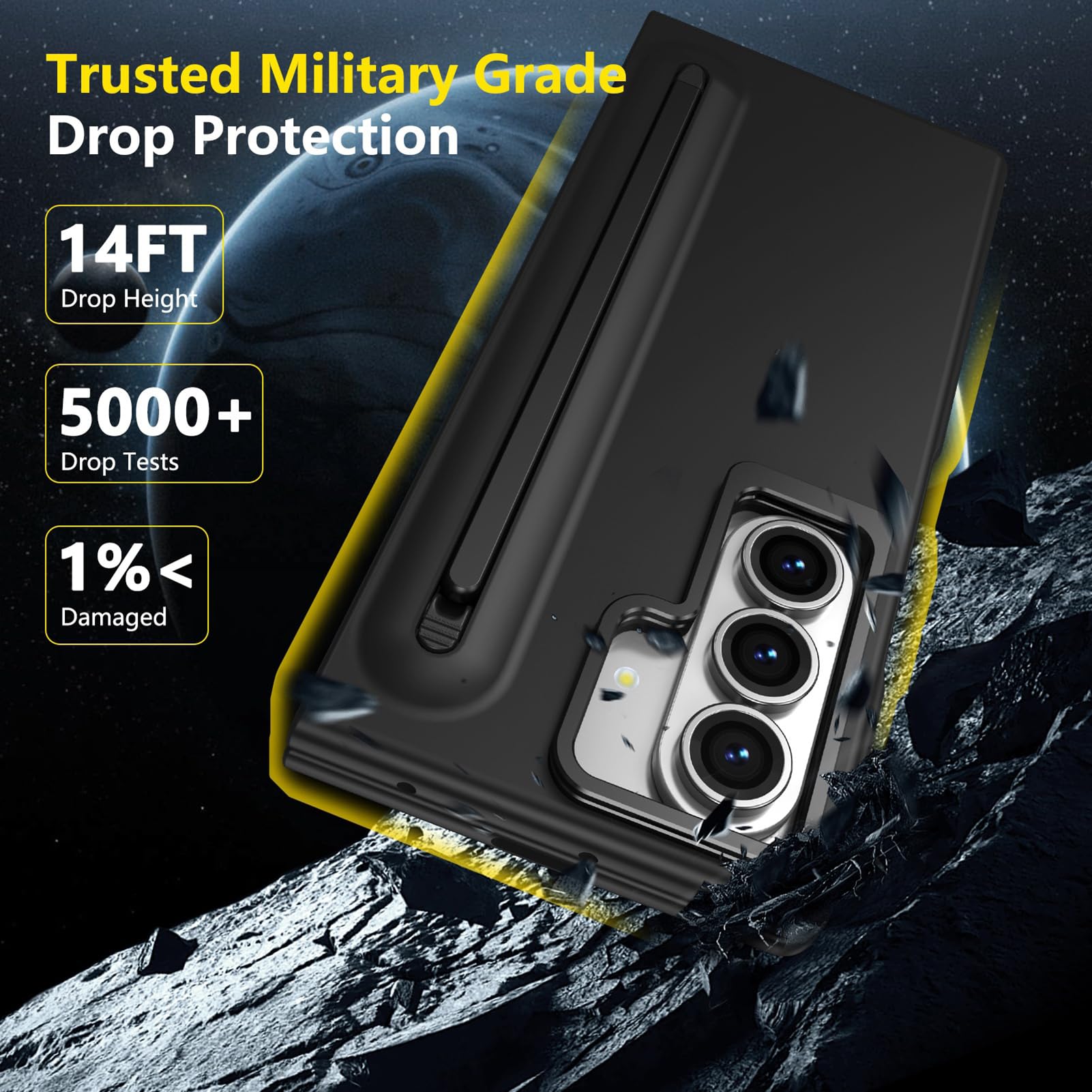 Funda para Samsung Galaxy Z Fold 8 Ultra, Soporte Protección Cámara
