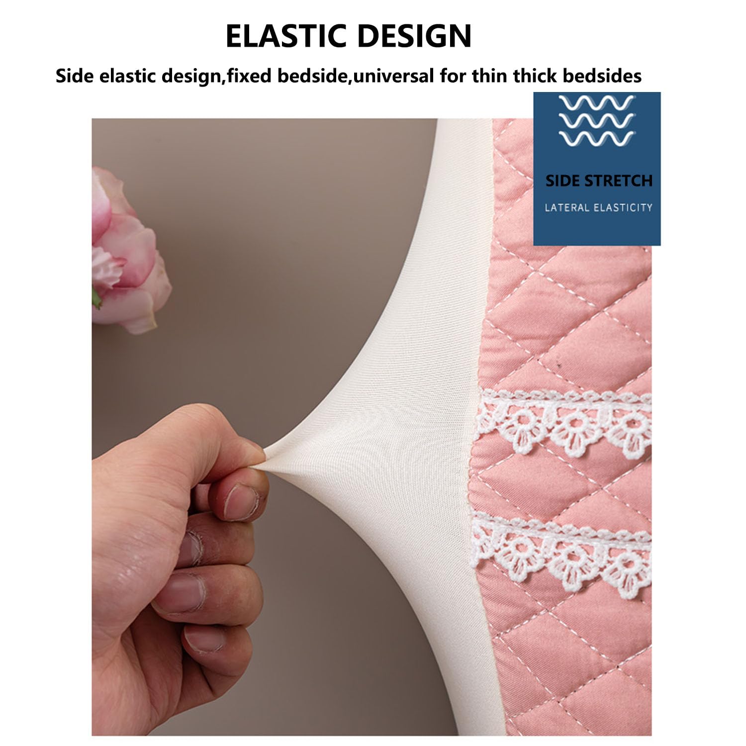 Copri Testiera Letto 150cm 180cm 200cm 220cm,Testiera Lavabile Copri,Copri Testiera Letto Matrimoniale Imbottito,Universale Copertura per Testiera per Letto(220CM,Purple)