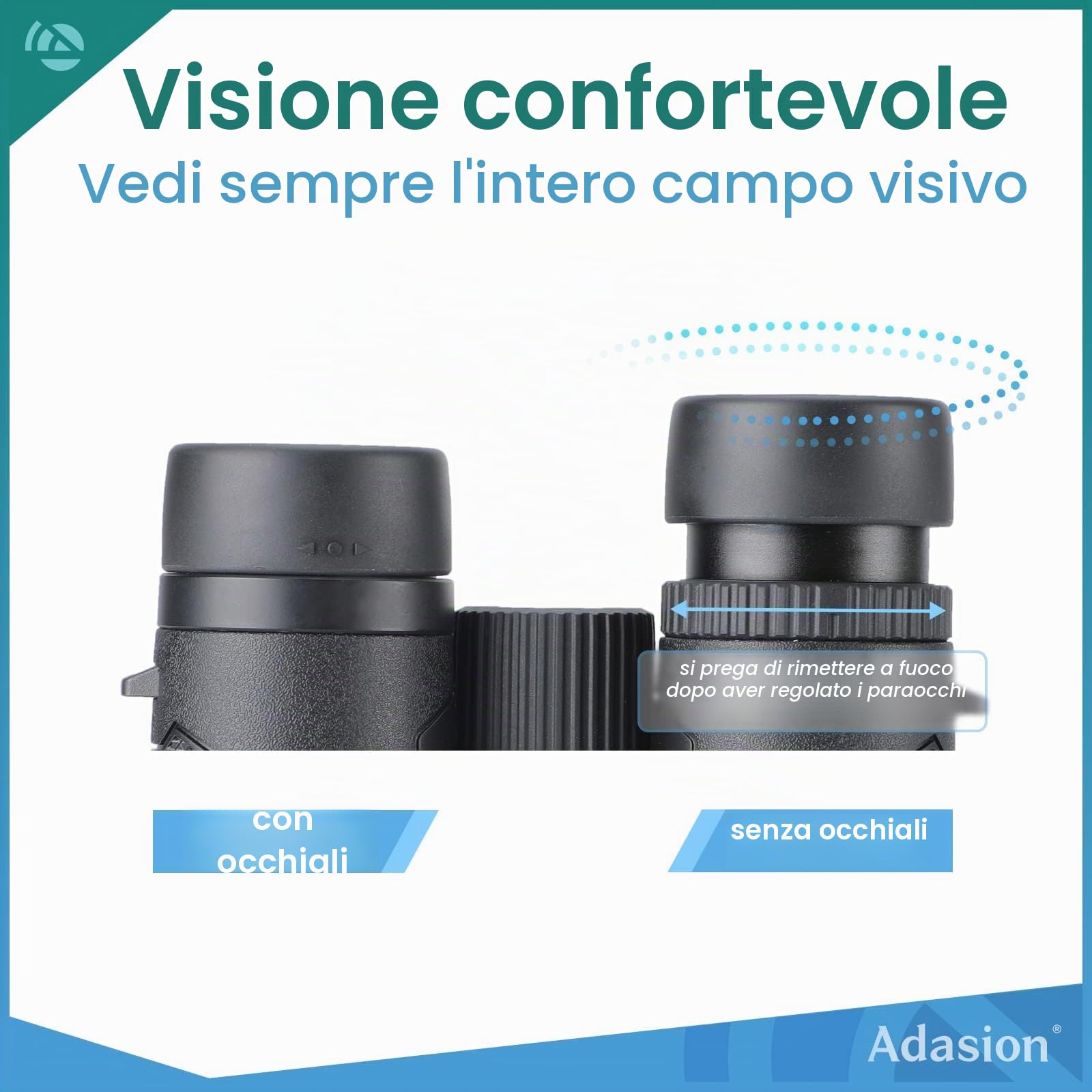 12 x 42 Binocolo Professionale Potente- Prismi BaK4 e Lente FMC, Potente Binocolo per Birdwatching, Caccia, Escursionismo con Adattatore per Cellulare e Treppiede