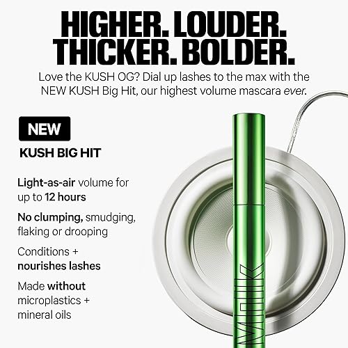 Vista 3 de Milk Makeup KUSH Mascara – Volumizing Mascara for Thicker, Fuller, High-Volume Lashes from Root to Tip – Clean, Vegan, Conditioning Formula