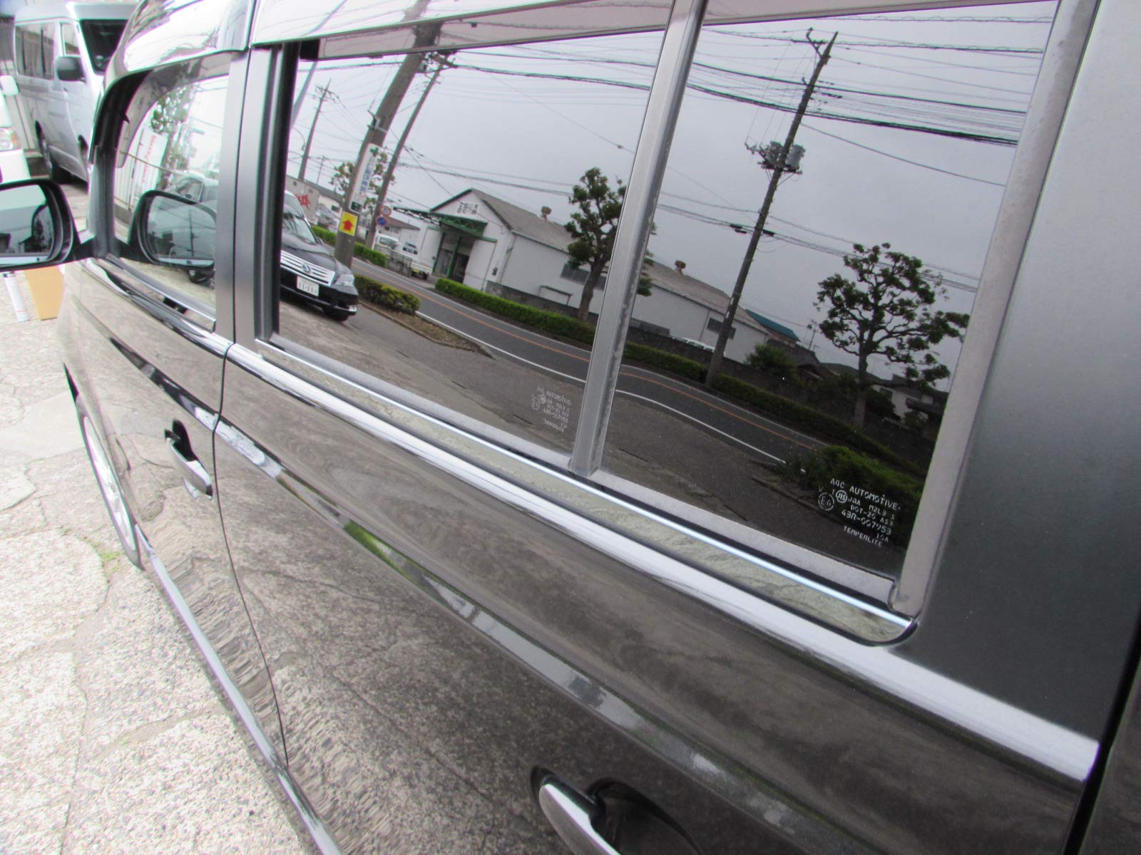 bB QNC20系 超鏡面 ステンレス メッキ グリル カバー 1PC フロント ガーニッシュ ラジエーター ベゼル パネル GRI－COV－M－001