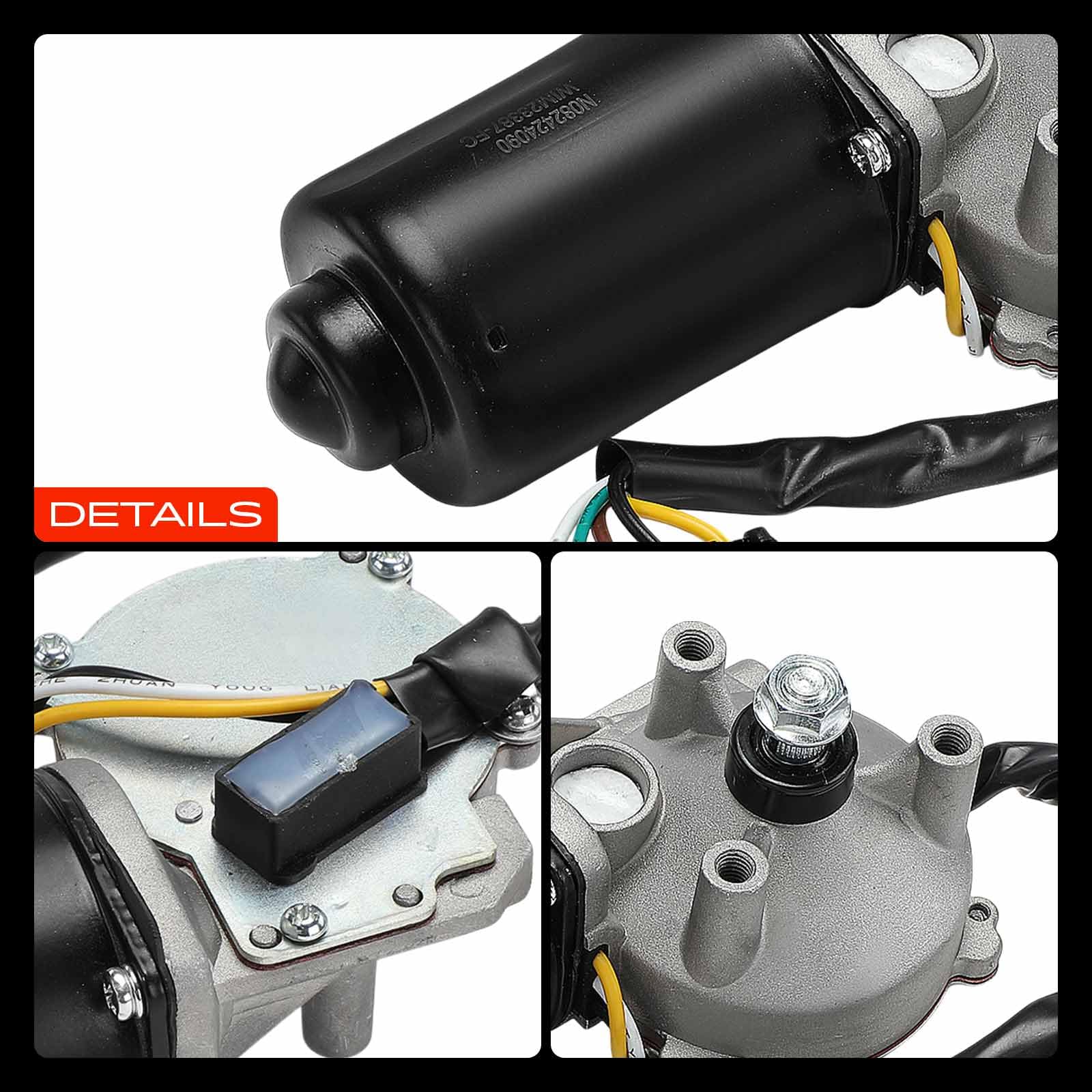 Frankberg Wischermotor Scheibenwischermotor 5-polig Vorne Kompatibel mit Meriva X03 1.2L-1.8L 2003-2010 Replace# 23003807