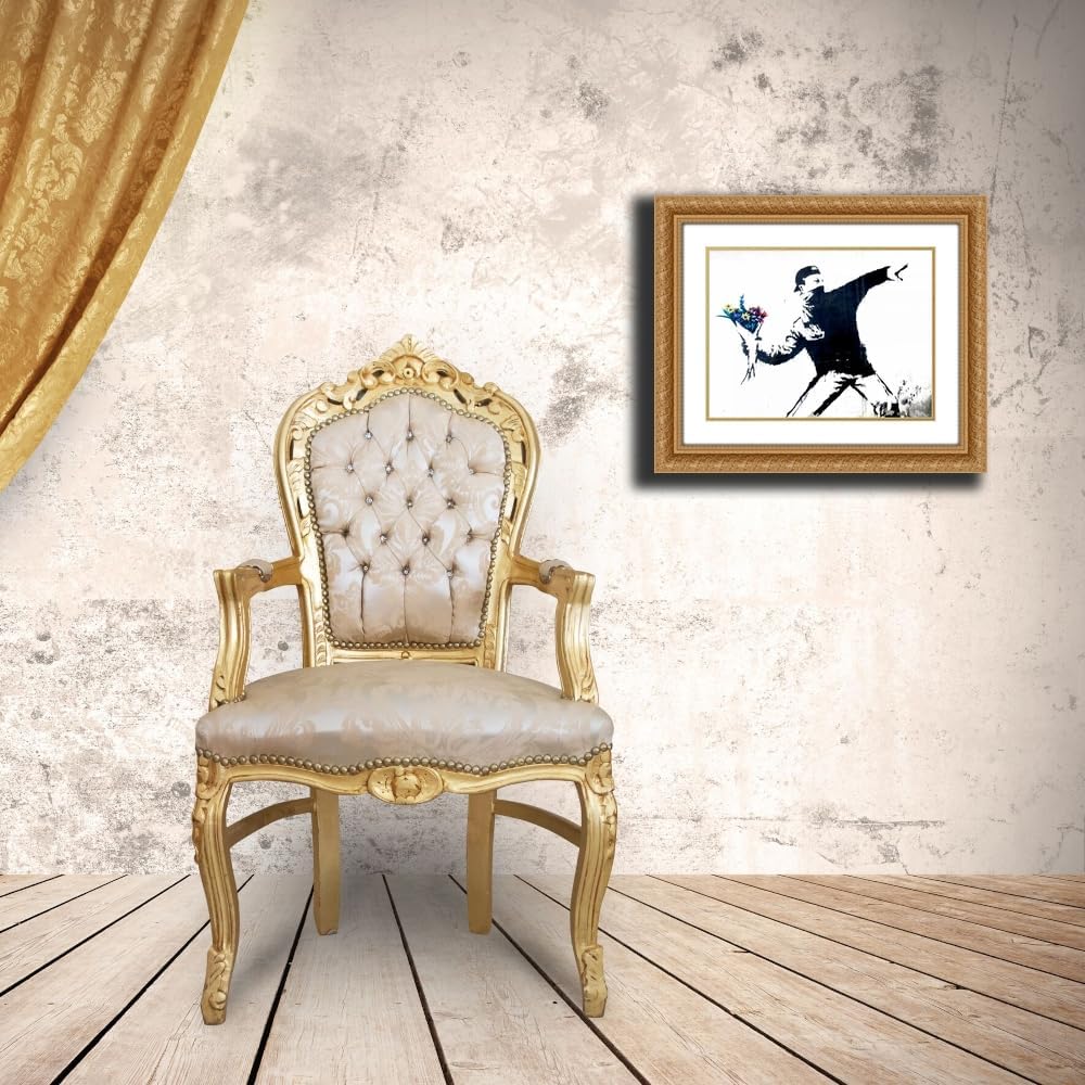 ArtDirect Bethlehem, Palestine (graffiti attributed to Banksy) Custom Framed Art Print Giclee Print or Canvas Options with Various Sizes and Customization by Anonymous (attributed to Banksy)