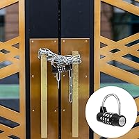 Vista 2 de DOITOOL Candado de combinación fácil de operar para casilleros escolares, buzones de correo y uso seguro al aire libre