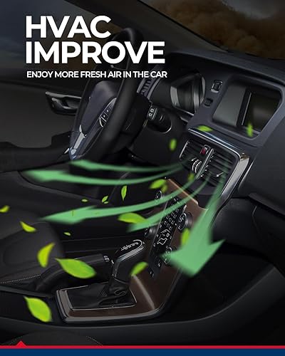 Miniatura 8 de KAX Filtro de aire de cabina, CF10103 de repuesto para 528i 530i 535i 525xi 535i 528xi 530xi 645Ci 650i 550i 545i 525xi M5 M6 con filtro de aire de