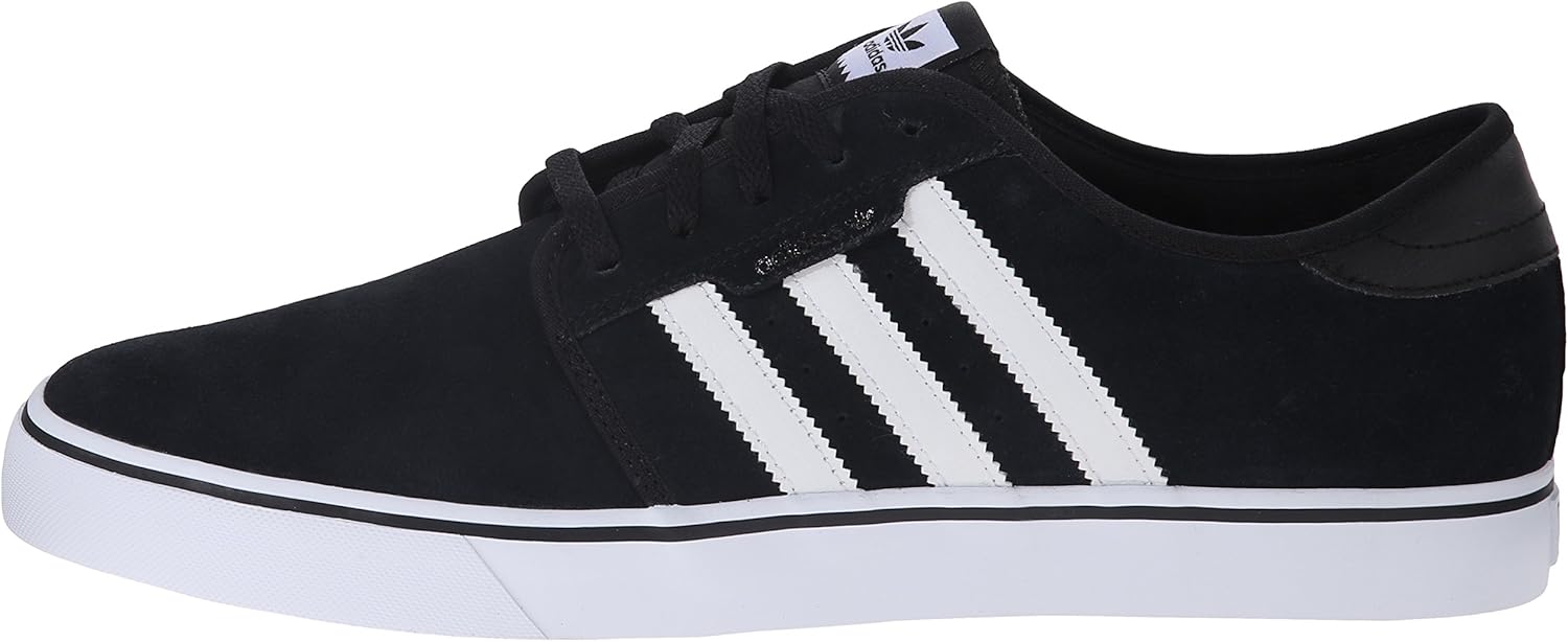 adidas Men's Seeley Running Shoe 5 Core Black/White/Core Black