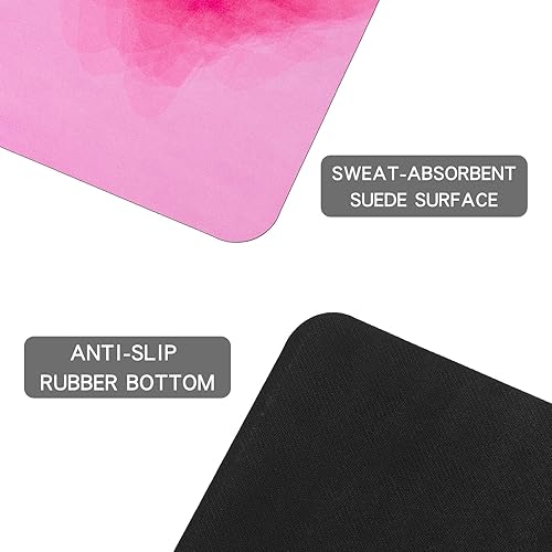 Miniatura 4 de Tapete de yoga de viaje, antideslizante, plegable, con bolsa de transporte para yoga, ejercicio, pilates, 0.059 in de grosor, ligero, esterilla de