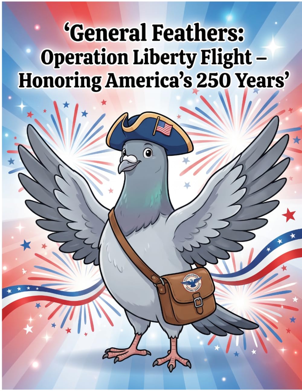 General Feathers: Operation Liberty Flight: Honoring America’s 250 Years — A Patriotic Coloring Book Adventure