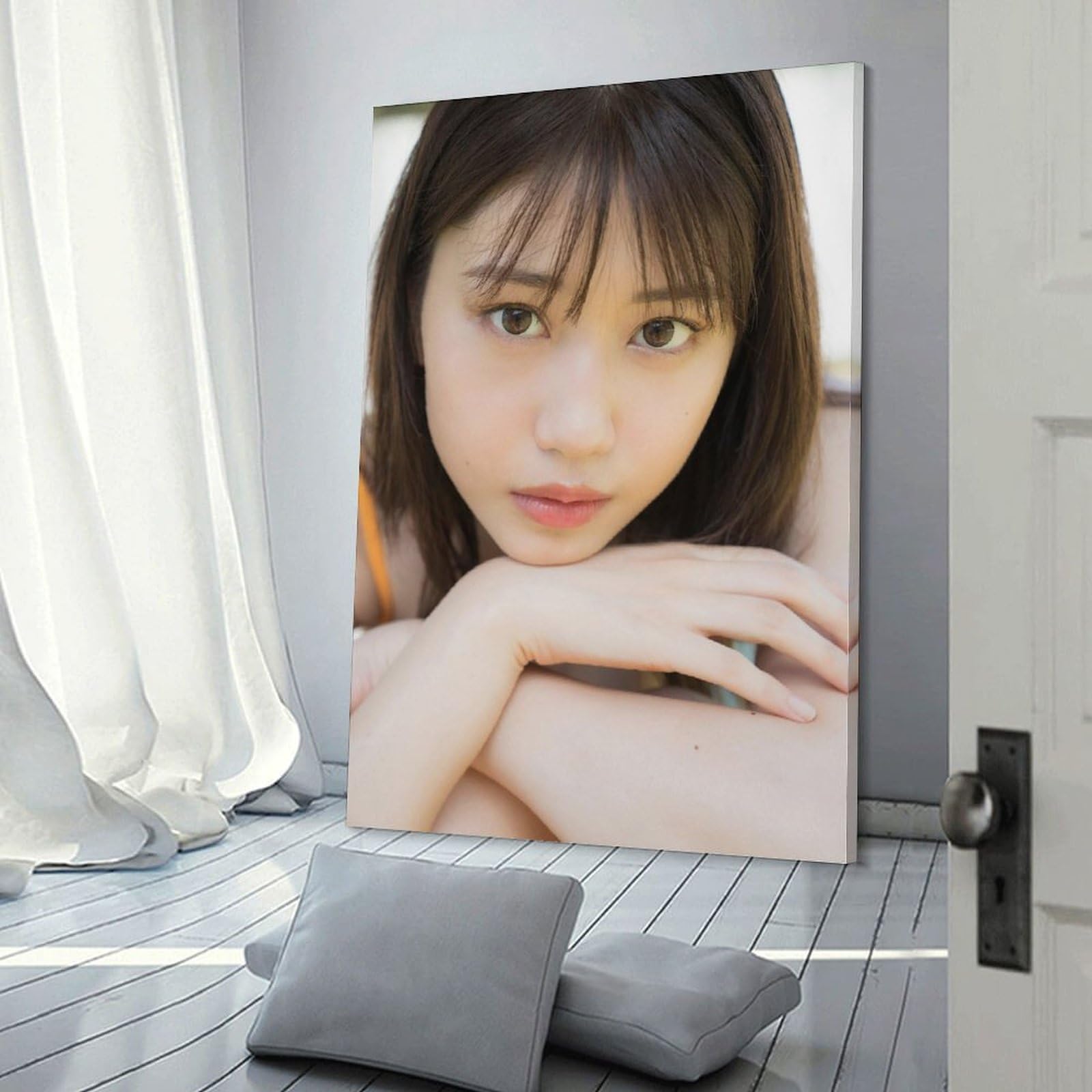 Amazon.co.jp: 白石まゆみ キャンバスアートポスター 水着写真ポスター