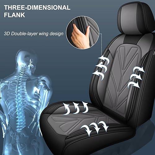 Vista 94 de Juego completo de fundas de asiento de automóvil para Volvo XC40 2019-2023 2024, fundas de asiento de cuero impermeables con compatible con bolsa