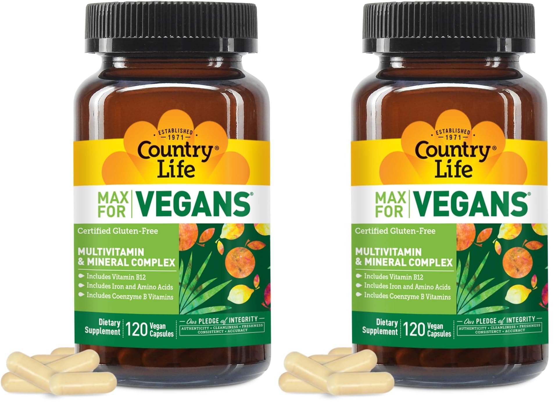 Country Life Max for Vegans Multivitamin, 120 Capsules — Amazon image 9
