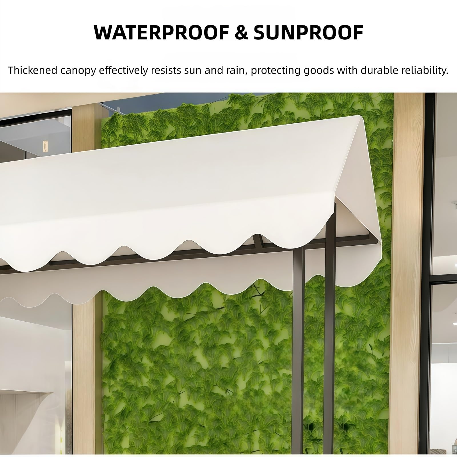 Blumen Verkaufswagen, Multifunktionaler Mobiler Imbisswagen for Marktstände und Außen Pop-up Geschäftsevents(Yellow)