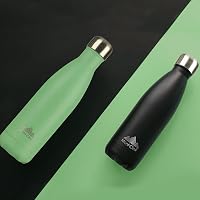 Mont-Clair Rozsdamentes Acél Termosz 500ml - Zöld Hőszigetelt Kulacs, 24 Óra Hideg/12 Óra Meleg Ital, BPA-mentes, Szivárgásmentes Ivópalack 4