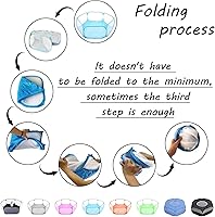 Vista 2 de Corralito para animales pequeños, portátil, con apertura automática, interactivo, para mascotas, valla interior y exterior para conejos, conejillos