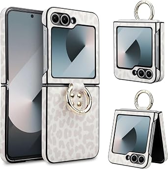 Vofolen for Samsung Galaxy Z Flip 6 Case with Ring