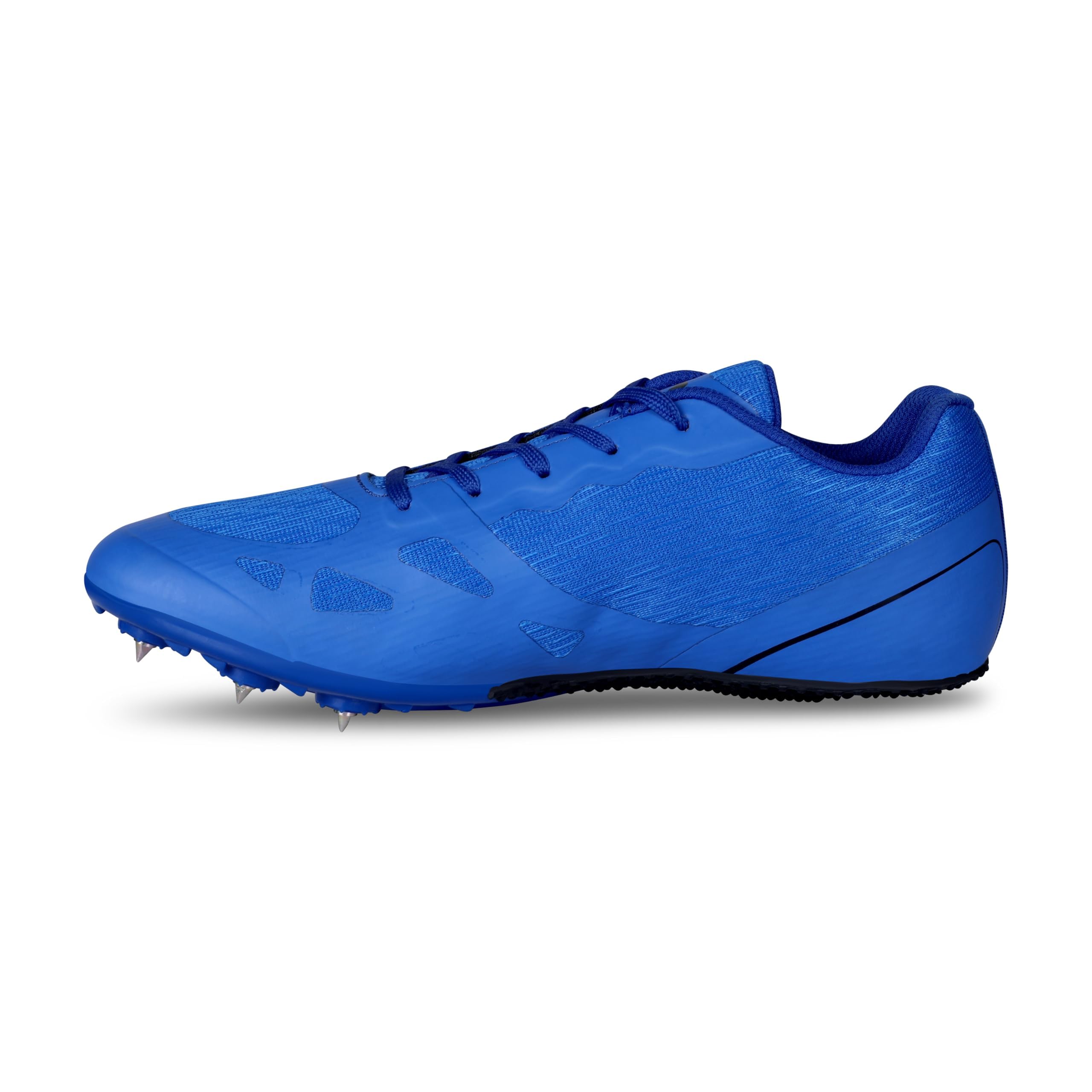 SPIRIT 2.0 Track & Field Shoes for Men | Athletic Track Shoes with Spikes | Perfect for Sprints, Long Jump, and Discus | Run Like a Star, Shine Like a Champion | Available in Dynamic Red & Royal Blue