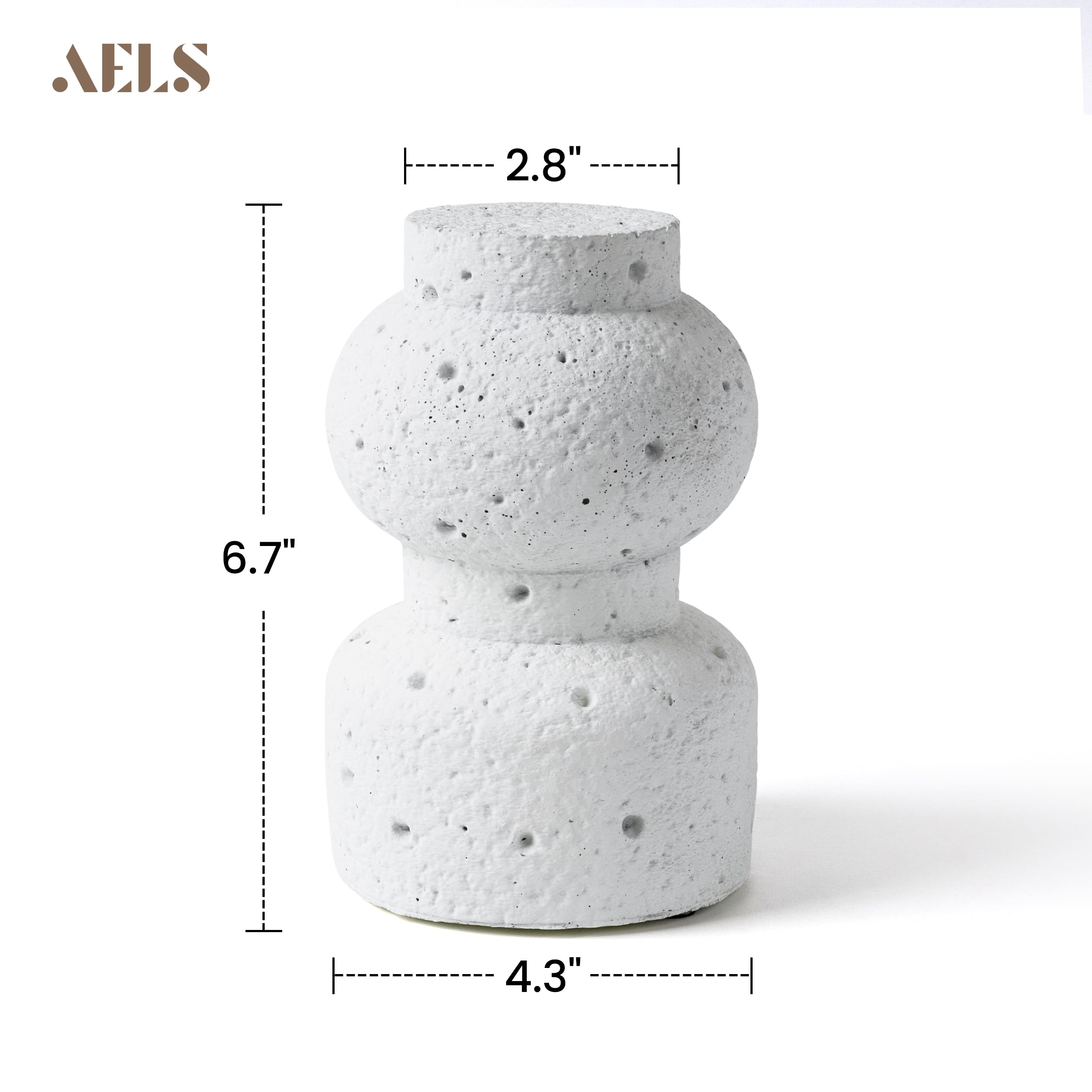 AELS Fermaporta decorativo testurizzato, resistente e senza trapano, design portatile per interni ed esterni, ideale per patio, cortile, giardino, elegante decorazione per la casa moderna di metà