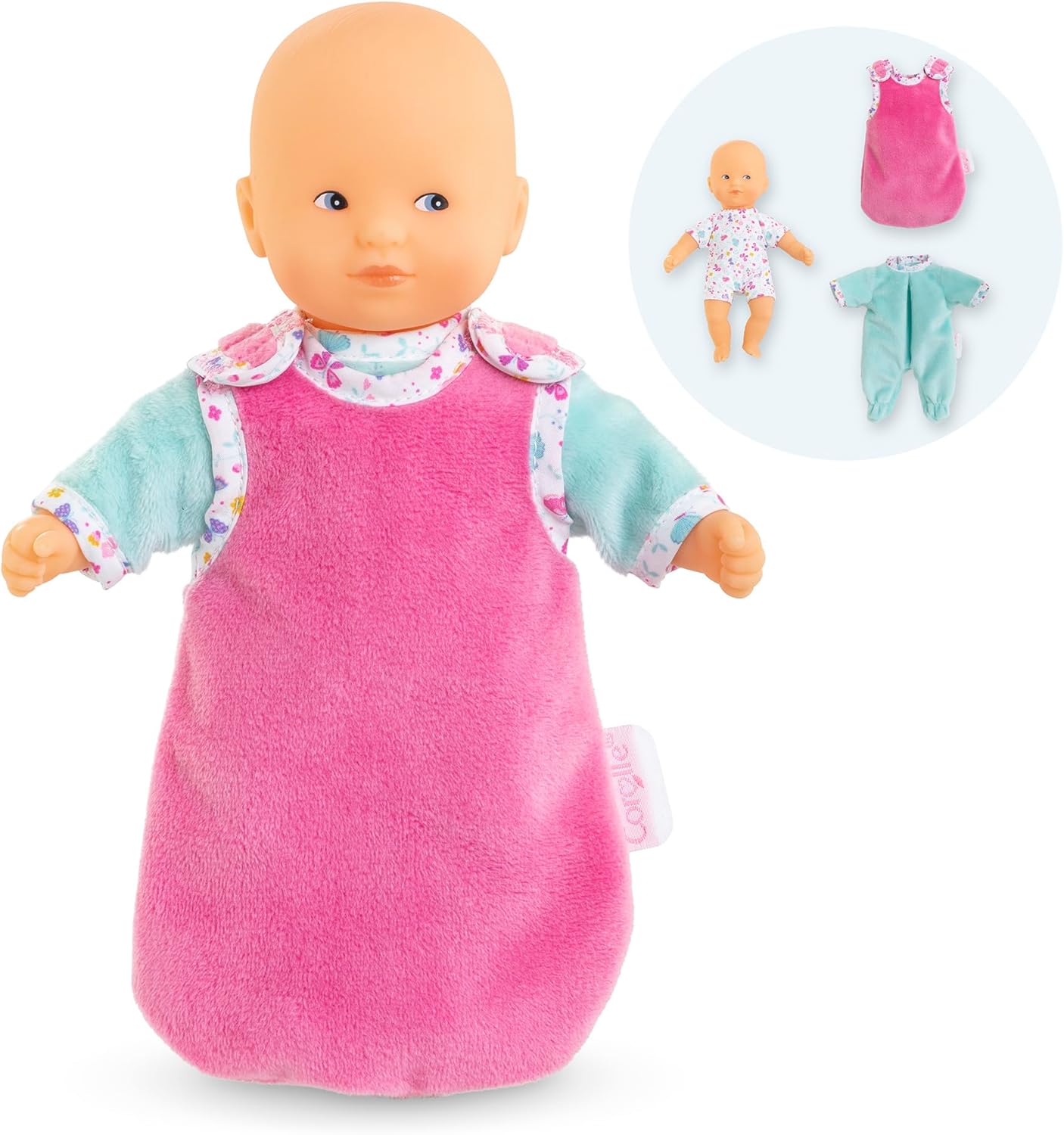 Corolle - My First Doll, Mini Hug Bonne Nuit, Butterflies, 20 cm, from 18 Months, 9000120300