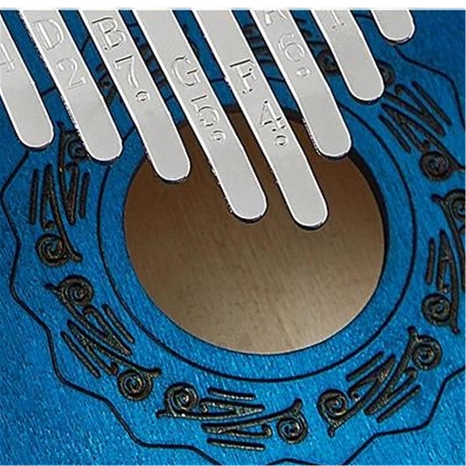 Kalimba portátil Kalimba Para Principiantes | Esta kalimba es fácil de llevar.(Red brown 17 key)