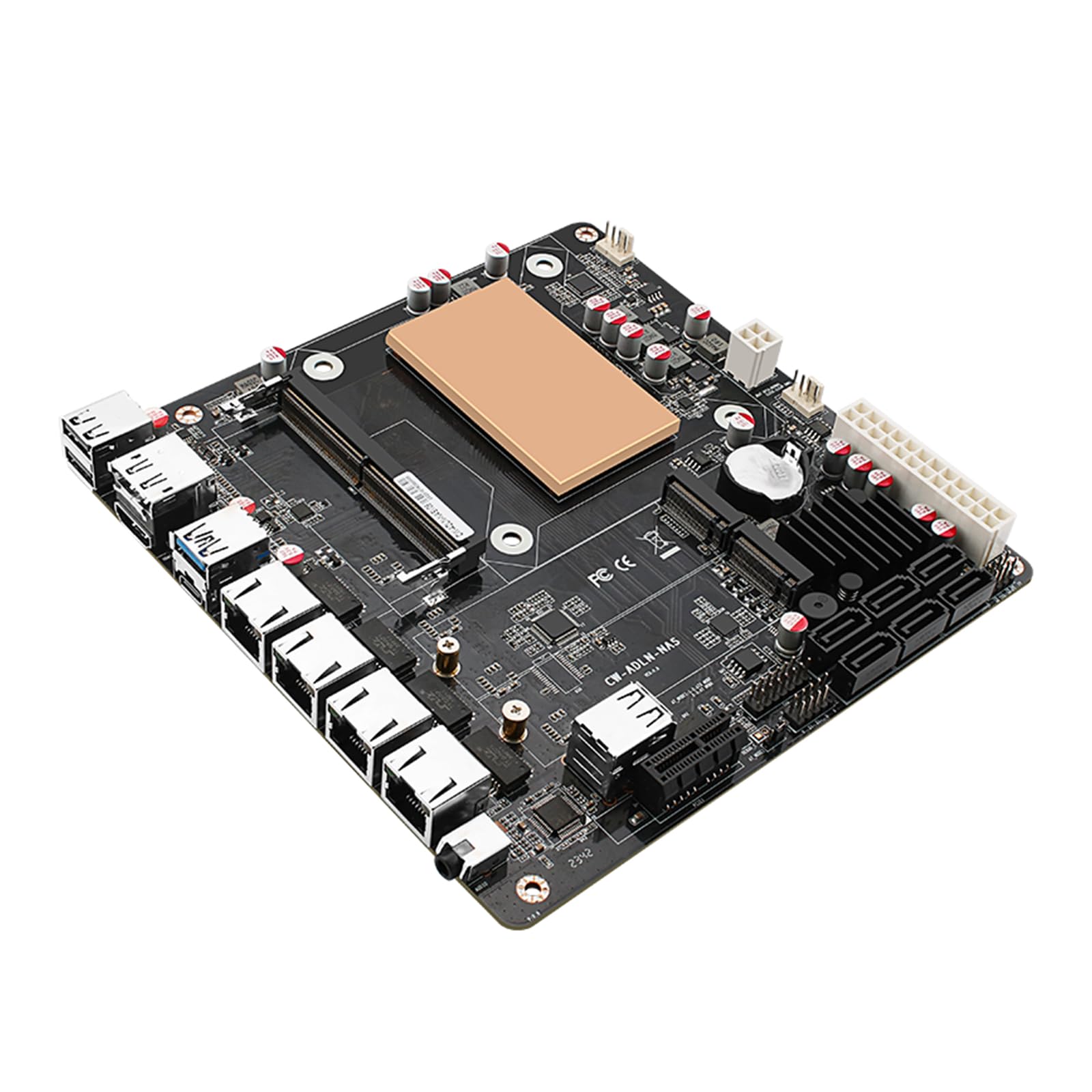 Amazon | N100 i3-N305ミニITXマザーボード6ラックNAS組み合わせ,6