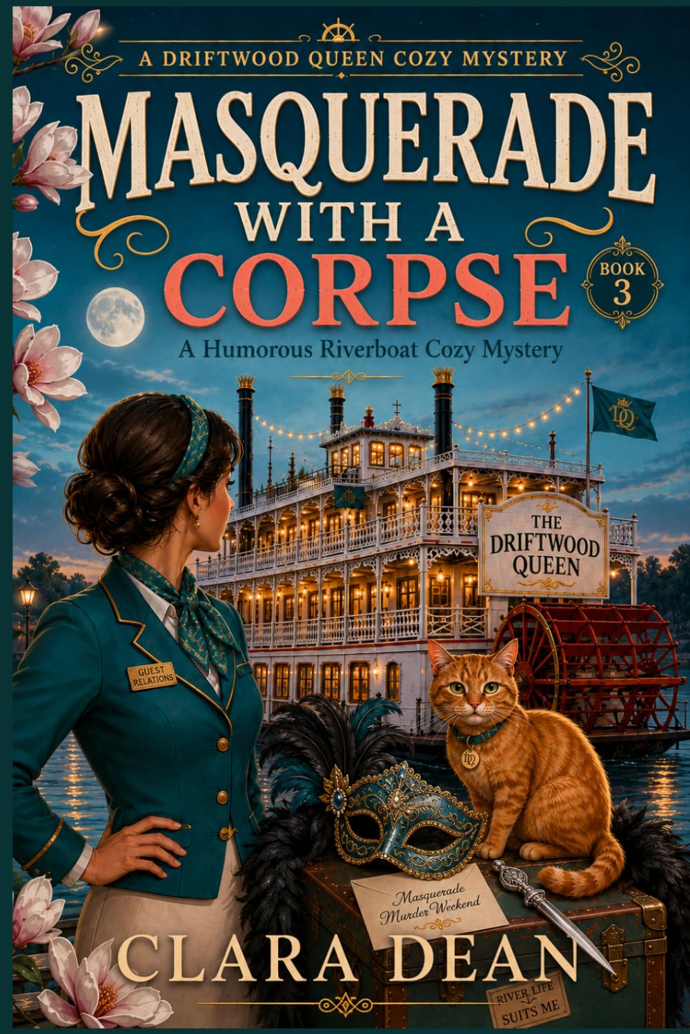 Masquerade with a Corpse: A Humorous Riverboat Cozy Mystery (The Driftwood Queen Cozy Mysteries)
