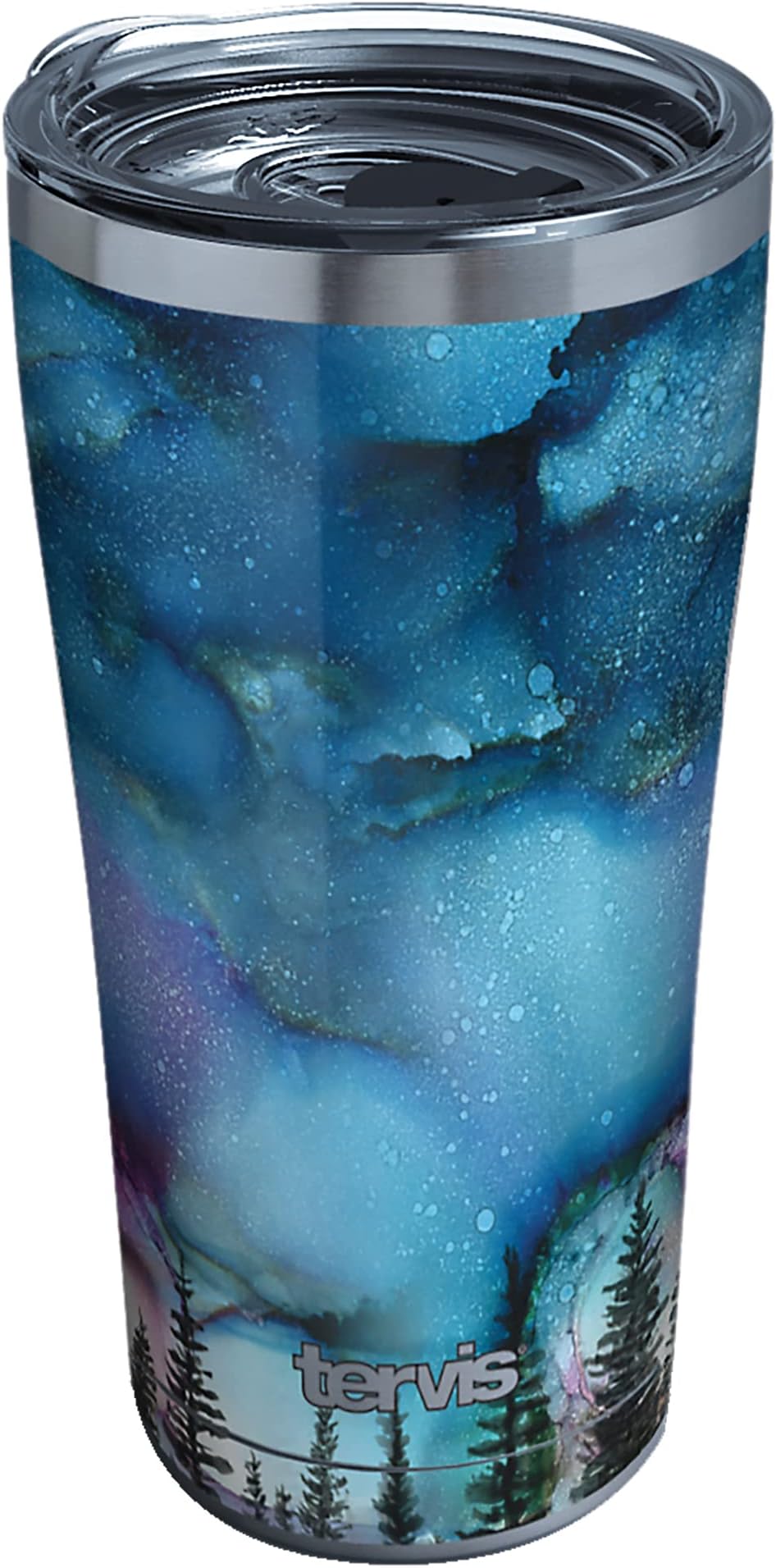 Tervis Inkreel The Heavens Triple Walled Insulated Tumbler Travel Cup Keeps Drinks Cold & Hot, 20oz Legacy, Stainless Steel
