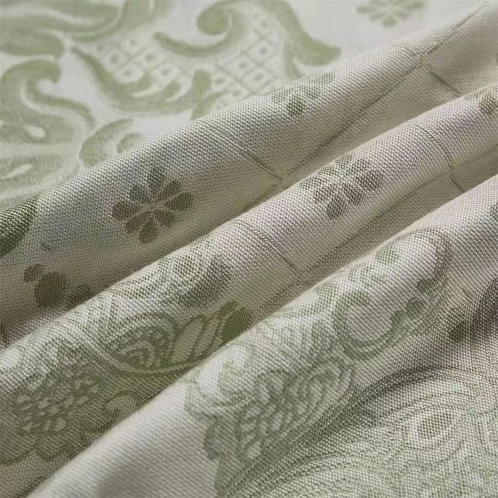 Ice Silk Mat Can Be Washed Summer Three-Piece Foldable Bed Cover Summer Bed Double-Sided Soft Sheets (Color : Green, Size : 1.8M) (Green 2M)