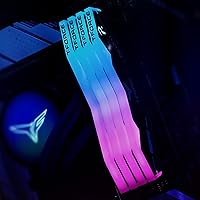 Vista 8 de TEAMGROUP T-Force Delta RGB DDR5 Ram 32 GB (2 x 16 GB) 6000 MHz PC5-48000 CL38 Intel XMP 3.0 y AMD Expo Módulo de memoria de escritorio compatible