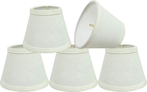 Aspen Creative 32060-5A - Juego de lámparas de araña con clip en forma de imperio de parte trasera dura pequeña (paquete de 5), diseño de transición disponible en Yaxa Costa Rica