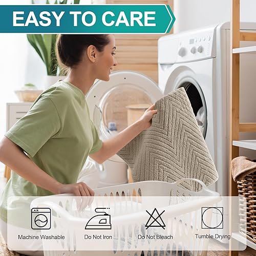 Miniatura 6 de Turquoize Juego de 2 fundas antideslizantes para reposabrazos de sofá mullidas, lavables, gruesas, suaves, fundas protectoras para brazos de silla