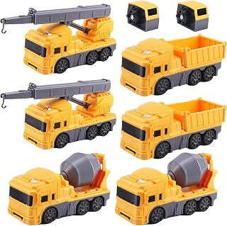 construção brinquedo - Brinquedos magnéticos caminhão construção que transformam - 8 peças brinquedos educativos monterssori multifuncionais para meninas, meninos, jardim Lafan