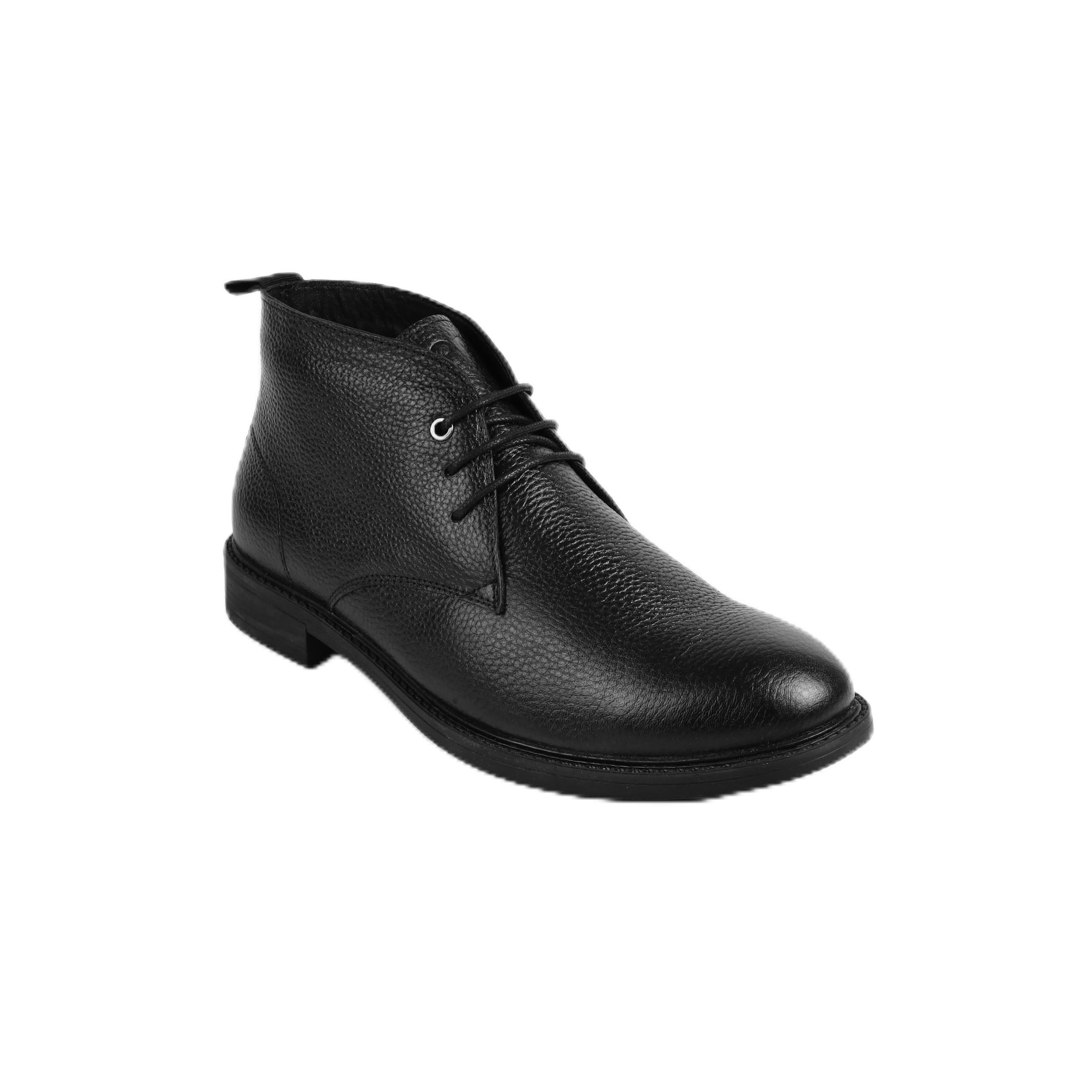 mochi Men's Black Formal Lace Up-picture-37