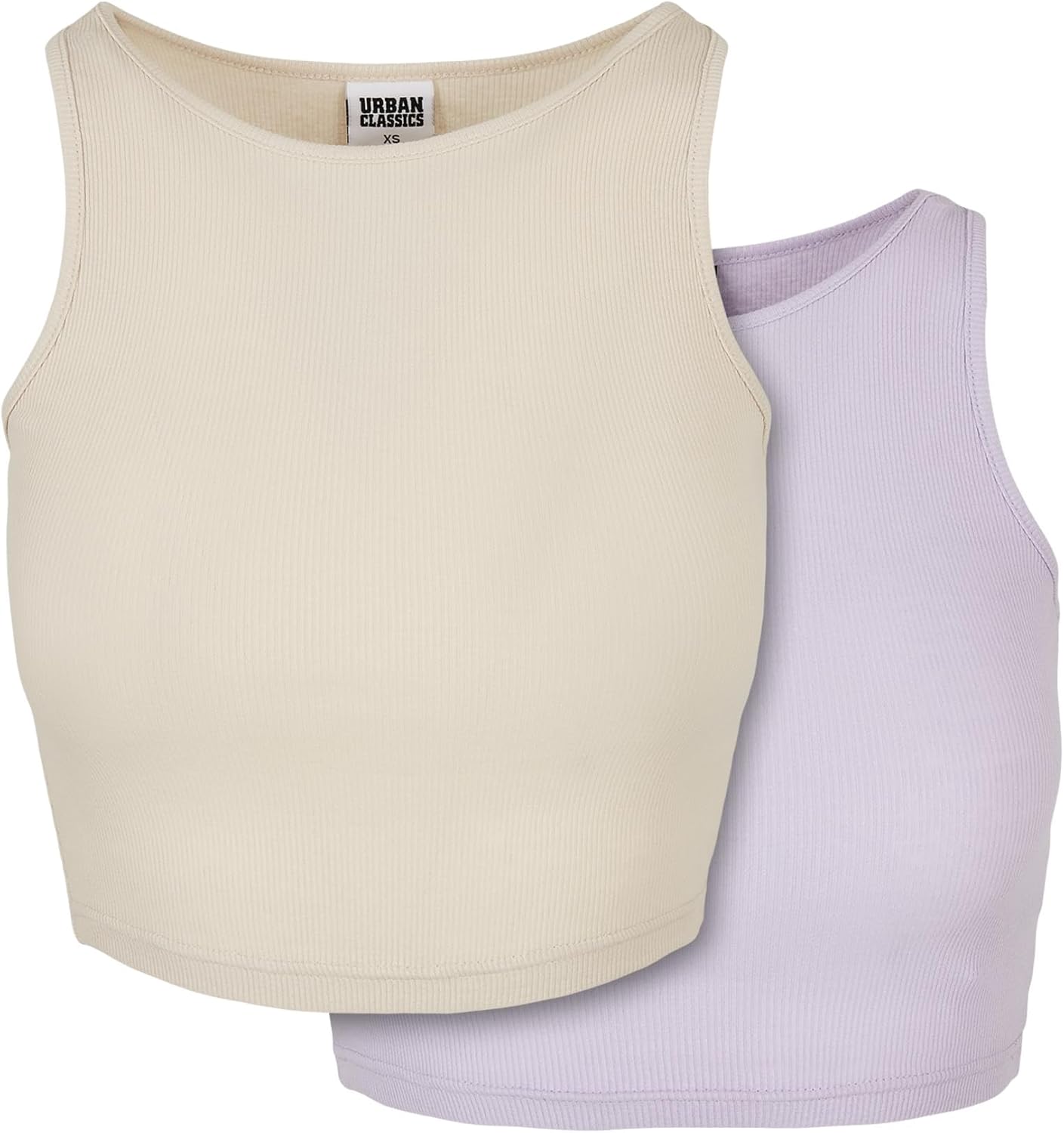 Urban Classics Damen Cropped Rib Top – Gerippt, Kurz, Slim Fit, Größen XS-5XL
