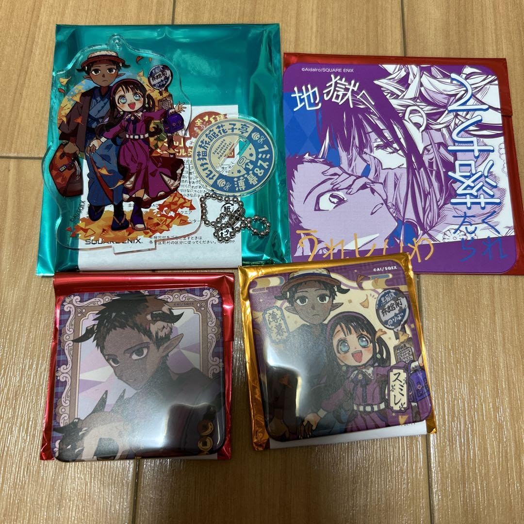 Amazon.co.jp: 地縛少年花子くん スミレ 6番 薄暮 缶バ コースター