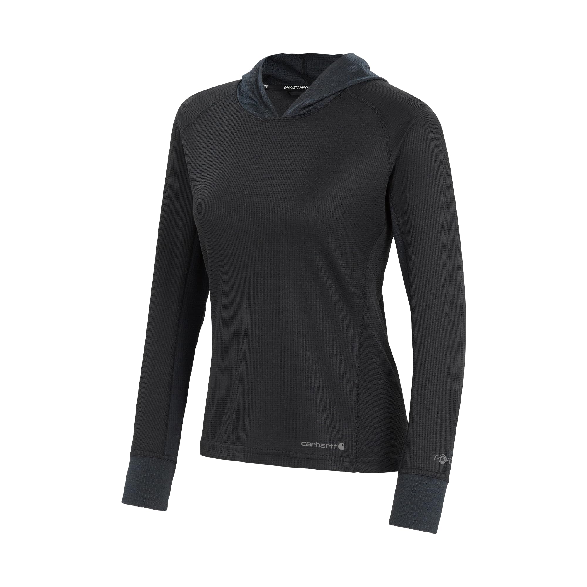 Carhartt Women's Force Midweight Micro-Grid Base Layer Hoodie