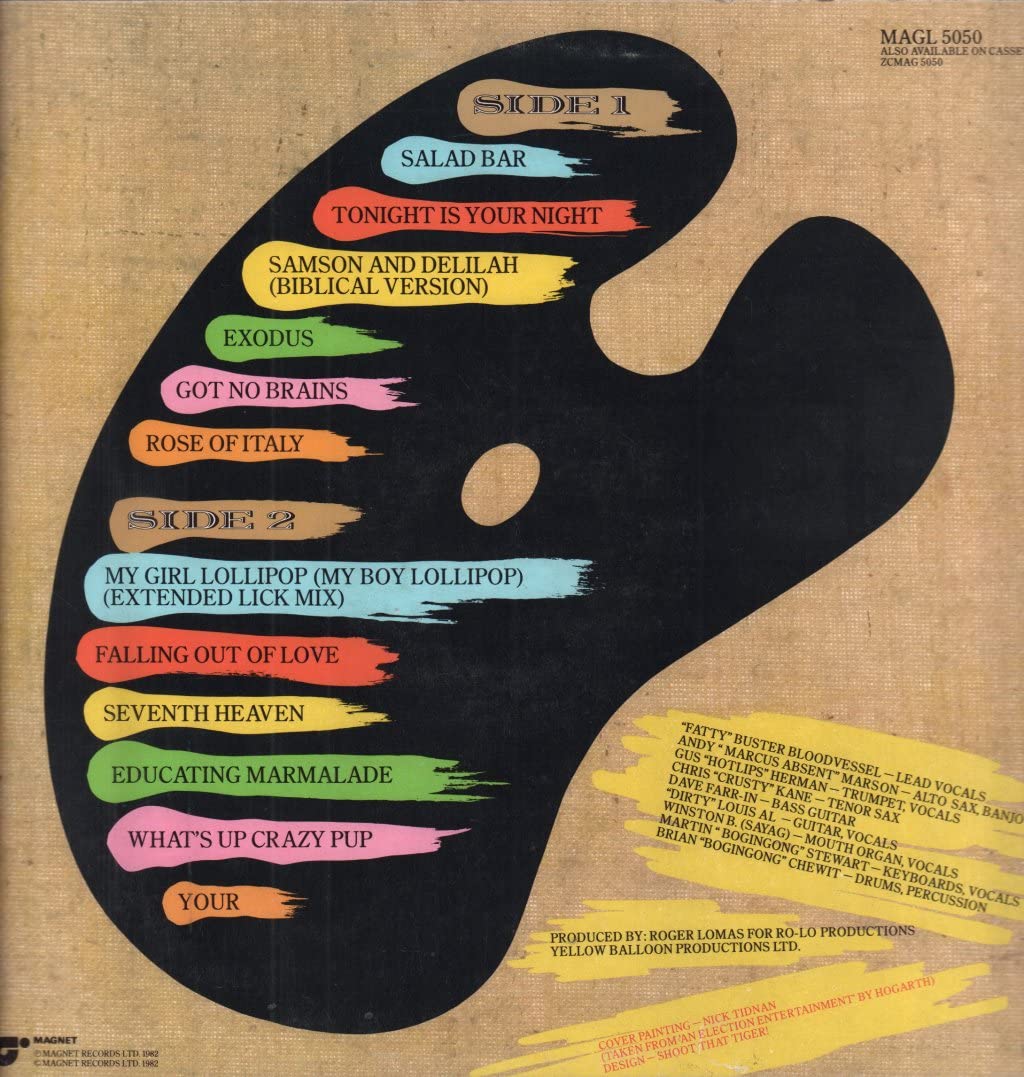 FORGING AHEAD LP UK MAGNET 1982