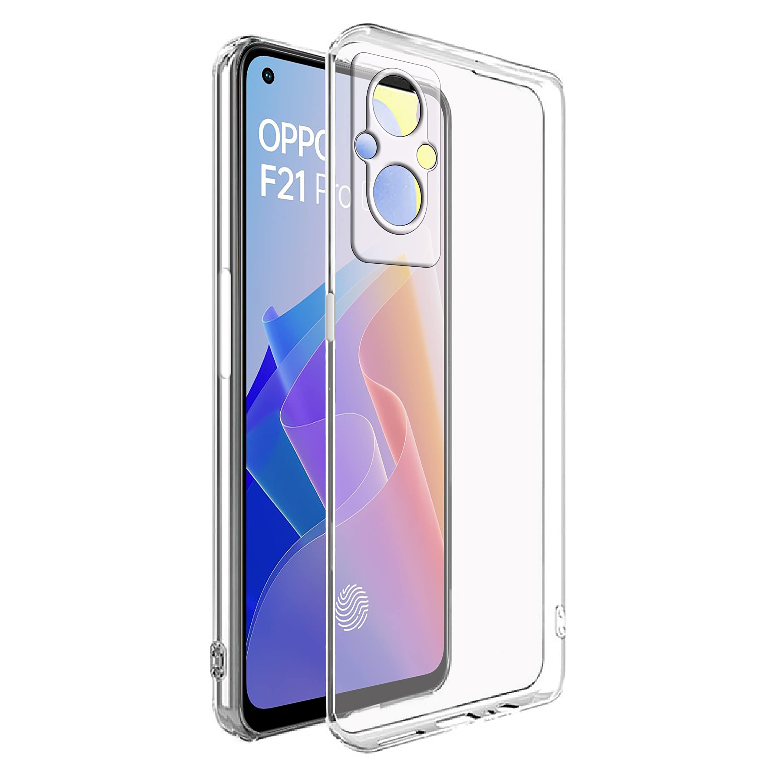 Amazon Brand- Solimo Basic Case for Oppo F21 Pro 5G (Thermoplastic Polyurethane_Clear) (B0B6GKVFM3) Amazon Price History, Amazon Price Tracker