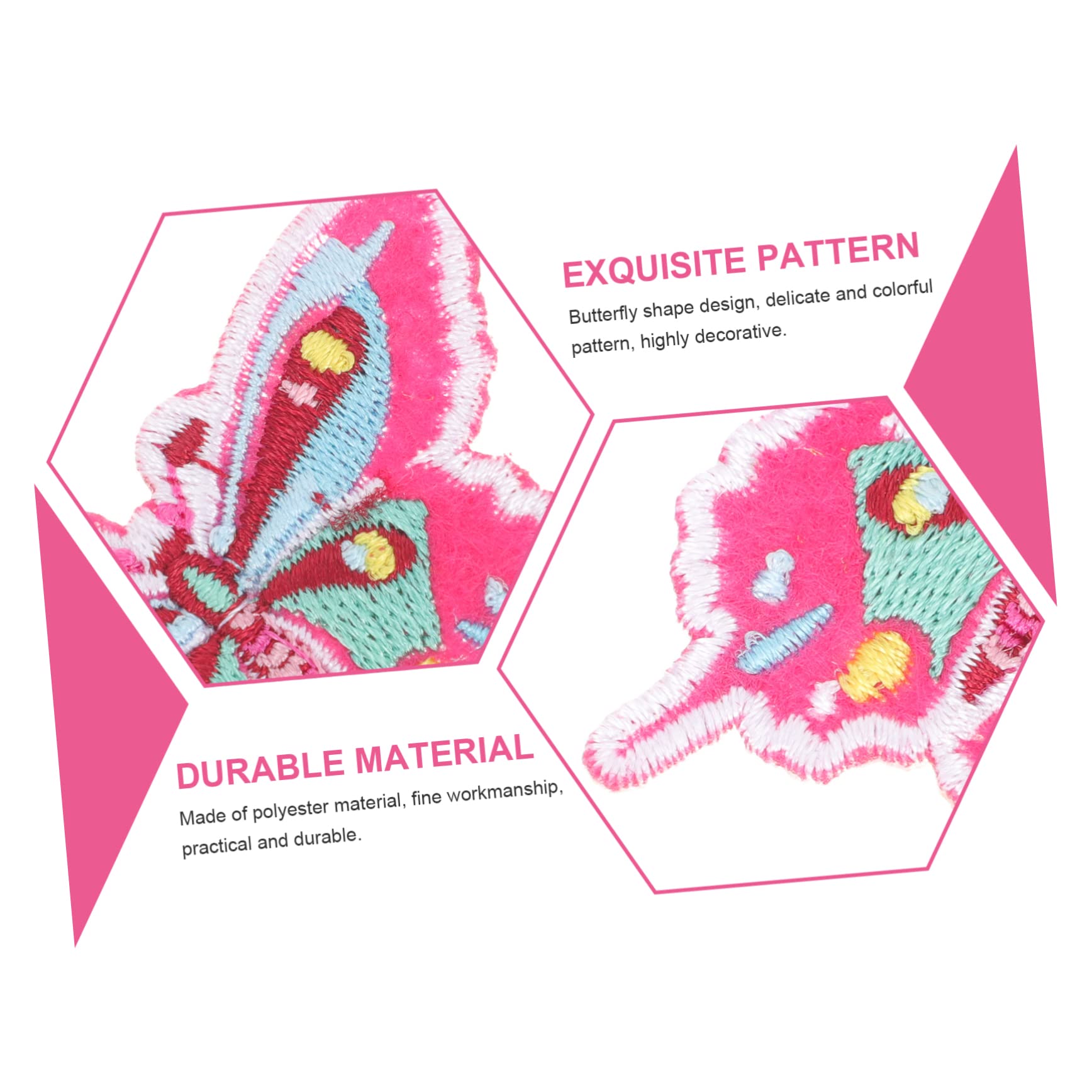 Uonlytech Parches De Decorativos Para Ropa De Apliques De Accesorios De Costura Para Manualidades Parches De Planchar Y Coser Para Reparaciones Y Personalización De 20 Piezas*4